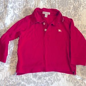 Burberry boys long sleeve 2y